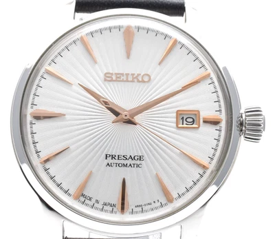 【NEAR MINT】 SEIKO Presage SARY133 4R35-01T0 Silver 40mm Automatic Men's Watch - Image 1 of 4