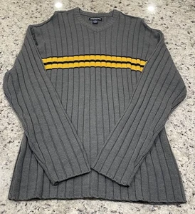 Aeropostale Men’s XL V Neck Sweater/Pullover Striped Knit Sweater - Picture 1 of 5