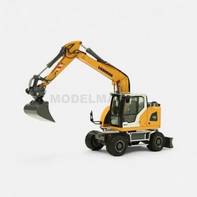 NZG 1096 LIEBHERR A918 Compact Litronic escavatore gommato 1/50 - Immagine 1 di 4