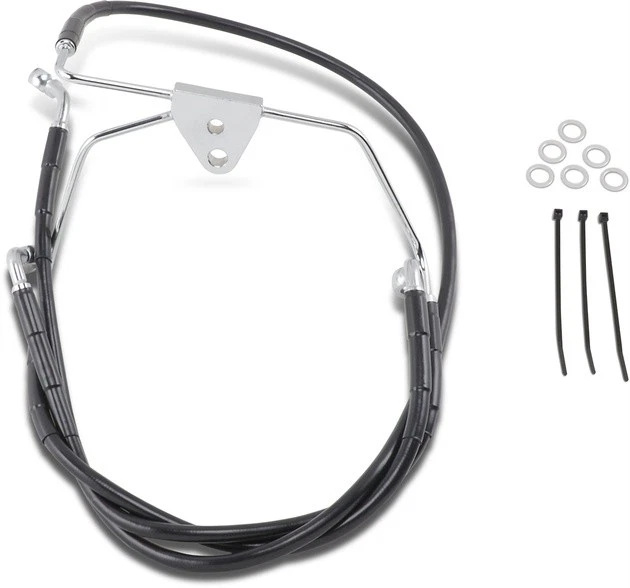 DS Vinyl Brake Line Kit Front +10" Harley Davidson Electra Glide/Street Glide Foto 1 de 1