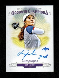 2018 Goodwin Champions LIN XIYU Autograph LPGA Golf Janet 03/25 - Picture 1 of 2