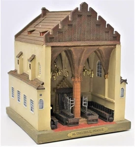 Ceramic Tzedakah Charity Box - Shul Model Pushka - Al Tneushul, Prague (RM-IT... - Picture 1 of 7