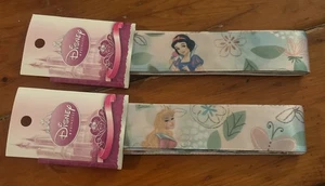 Disney Princess Ribbon 1” Simplicity 3 Yards NEW Lot of 2 Snow White Cinderella - Picture 1 of 2