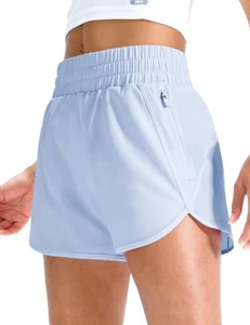 Gym Running Shorts for Women Quick Dry Athletic Workout Sport Shorts with Lin... - Picture 1 of 7