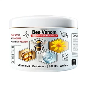 Crema Tratamiento Piel Veneno de Abeja Multi-Síntomas, Tratamiento Veneno de Abeja 30g - Imagen 1 de 12