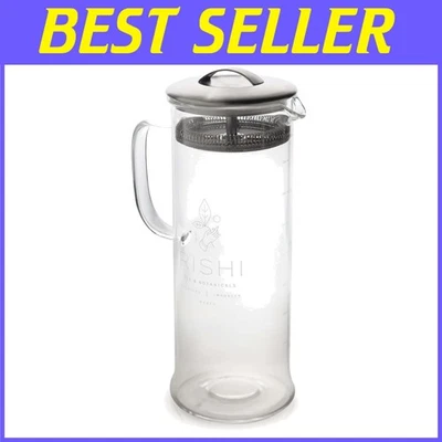 Sustainable Tea Pot - Borosilicate Glass, 33oz Capacity - Image 1 of 4