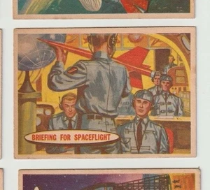 VINTAGE 1958 A&BC SPACE TRADING CARD 12 SPACEFLIGHT BRIEFING UK SMALL LOGO EXC! - Picture 1 of 2