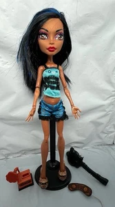 Monster High Robecca Steam Dead bambola stanca completa di supporto incluso - Foto 1 di 10