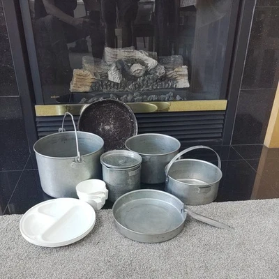 Vintage Palco Mess Kit Cooking Pots - Image 1 of 4