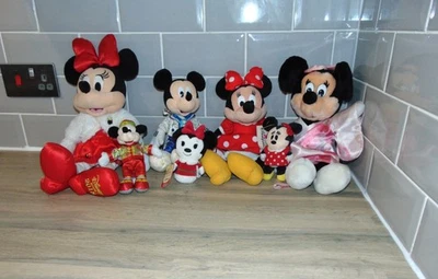 Mickey And Minnie Mouse Disney Plush Bundle - Some Vintage, Some Tagged - Image 1 of 4