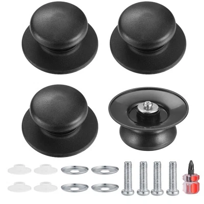4Pcs Pot Lid Knob Universal Replacement Pan Lid Cover Knobs, Cookware Handle New - Image 1 of 4