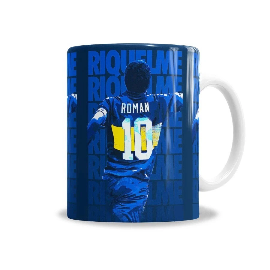 BOCA JUNIORS - 罗马 RIQUELME - 陶瓷杯 - MUG - 阿根廷足球 - 足球 — 第 1/1 张图片