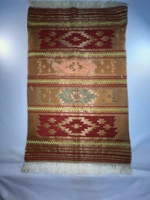 Молитвенный ковер с металлической бахромой мотив 46 X 27 ацтеков других производителей без тряпок - Изображение 1 из 4