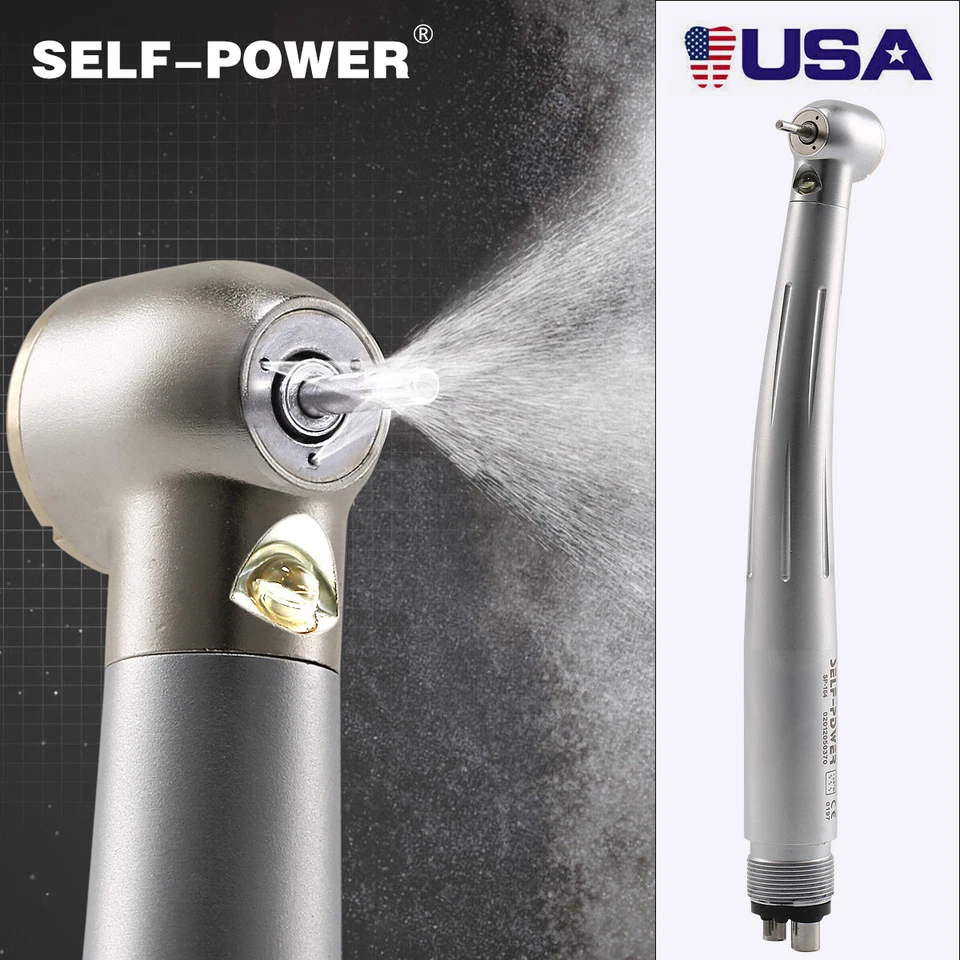 Self Power PDM-4Holes Fiber Optic Dental Handpiece