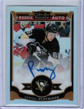 15/16 O-PEE-CHEE PLATINUM HOCKEY ROOKIE AUTO RAINBOW CARDS #161-190 U-Pick List