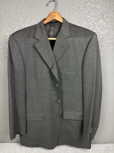 Burberry Blazer Hombre 42R Gris Marrón 100% Lana Traje Chaqueta Abrigo Deportivo (defecto) - Imagen 1 de 14