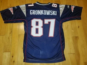 Reebok Rob Gronkowski NEW ENGLAND PATRIOTS #87 Mens NFL Replica Team JERSEY S - Picture 1 of 18