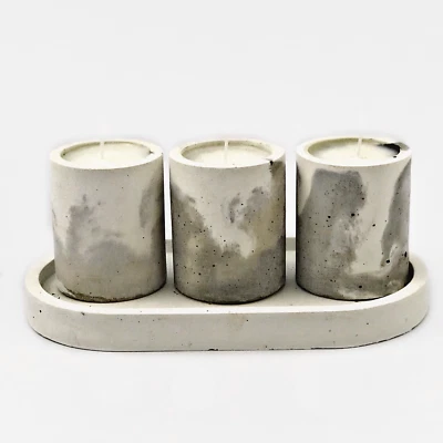 3pcs Citronella Garden Candles Outdoor Anti Bug Soy Candle Handmade Luxdecor6 - Image 1 of 4