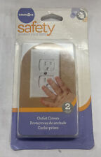 Babies R Us Safety Protect Pokrowce na wyloty dla niemowląt 2-pak białe łatwe w instalacji