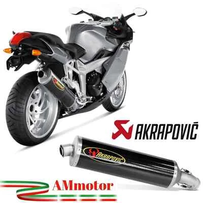 Akrapovic Bmw K 1200 S 2007 Exhaust Motorcycle Slip-On Carbon Muffler Approved — 第 1/4 张图片