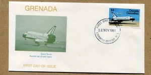GRENADA, GRENADINES, Space Shuttle Touchdown 1981, NOV. 12 FDC - Picture 1 of 2