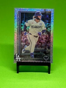 2025 Topps Series 2 Baseball #683 James Outman Sand Glitter Dodgers - Foto 1 di 2