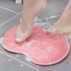 Almohadilla de masaje de ducha pie espalda baño corporal cepillo suave alfombra de limpieza baño - Imagen 1 de 27