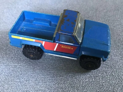Camioneta pickup vintage Tonka azul de plástico y metal 1978 Foto 1 de 4