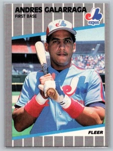 1989 Fleer Andres Galarraga #376 - Picture 1 of 2