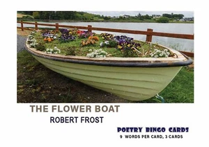 BLU DAISI® - POETRY BINGO CARDS - The Flower Boat Robert Frost - Picture 1 of 3