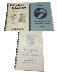 VTG Spiral Community Cookbooks, The Auxiliary to the Bridgewater Home '86, ect - Picture 1 of 8