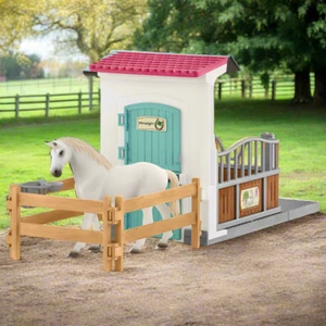 Schleich Horse Club Stall Extension 42569 With Stallion - Picture 1 of 24