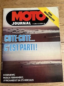 MOTO JOURNAL 296 DUCATI 860 GTS MONTESA Cota 247 YAMAHA XT 500 HERCULES 178 - Picture 1 of 2
