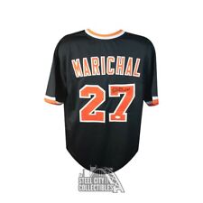 Juan Marichal Autographed San Francisco Custom Black Baseball Jersey JSA
