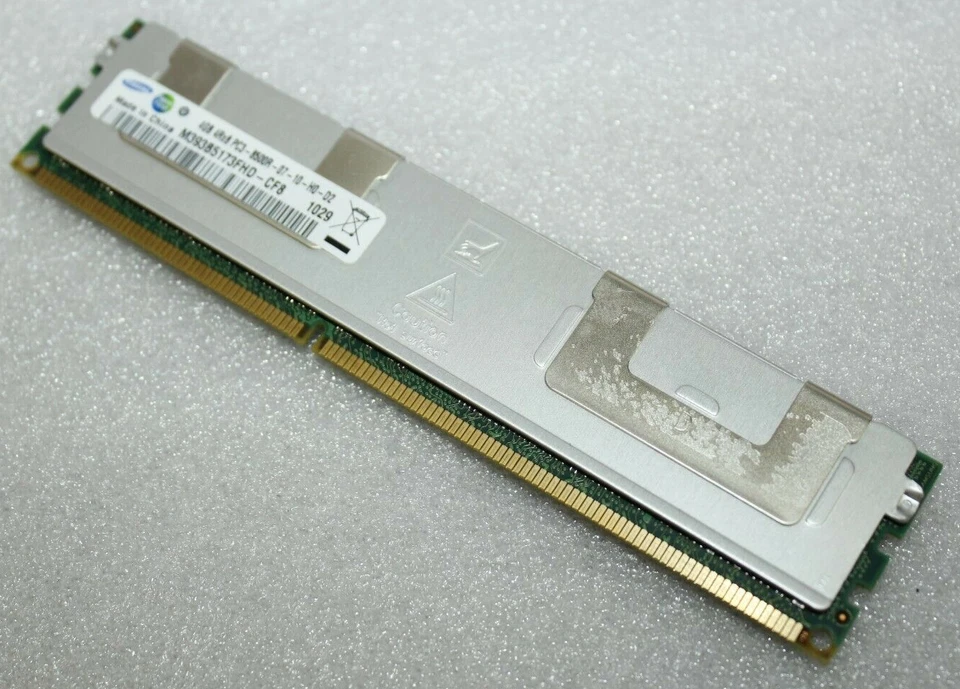SAMSUNG 4GB 4Rx8 PC3-8500R DDR3 ECC Memory Ram M393B5173FHD-CF8 - Image 1 of 1