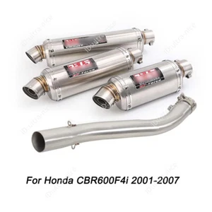 Slip On For Honda CBR600F4i 2001-2007 Scooter Exhaust Connect 51MM Muffler Tip - Picture 1 of 11