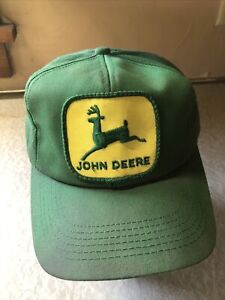 Trucker Hat. John Deere. Snapback. K Prod USA. Patch. Worn