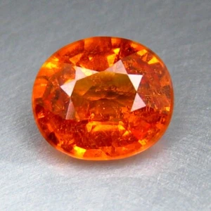1.08 CTS_UNBELIEVABLE SALE-FANTA COLOR_100 % NATURAL MANDARIN SPESSARTITE GARNET - Picture 1 of 3