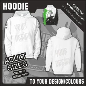 Hoodie custom printed Motocross Hoodie based on your MX design - Picture 1 of 1