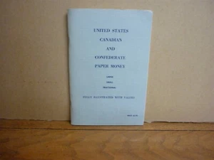 Robt Werlich. US Canadian & Confederate Paper Money. 1950s? Softbound. Fine copy - Imagen 1 de 5