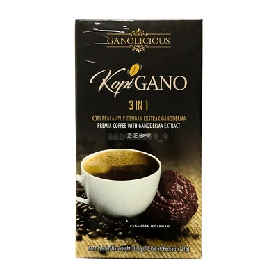 Gano Excel KopiGano 3-in-1 Premix Coffee Enriched with Ganoderma Lucidum Extract - Image 1 of 4