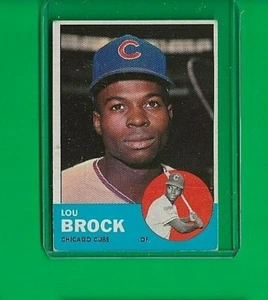 1963 Topps Lou Brock Chicago Cubs #472 ⭐️💥🎯 EX/EX+ - Picture 1 of 2