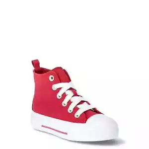 Wonder Nation Little Girls and Big Girls Platform High Top Sneakers size 2 - Picture 1 of 4