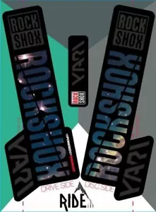 RockShox Yari Aufkleber Kit | Nebel | 2018 - Bild 1 von 1