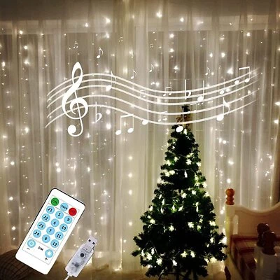 Voice-Activated Sound Activated Music String 100 Lights waterproof Fairy Lights - Image 1 of 4
