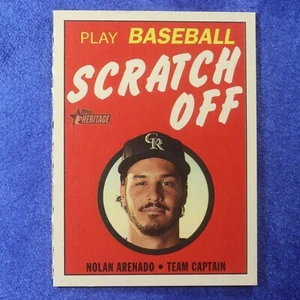 2019 Topps Heritage #25: Nolan Arenado [Scratch Off] (INS-206) - Picture 1 of 1