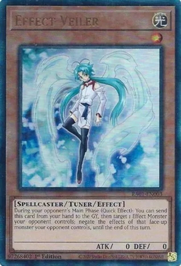 Effect Veiler Yu-Gi-Oh! TCG Ultimate Rare Individual Collectible