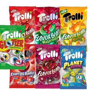Trolli Flavorbomb & Glotzer Gummy 3D Sweets 75g - Assorted Fruit Flavour Treat - Picture 1 of 9