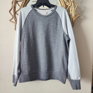Rag & Bone Men's Gray and White Two Tone Pullover Crew Neck Knit Sweater MEDIUM  - Picture 1 of 8