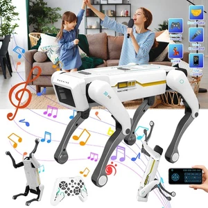 Robot inteligente IA perro niño juguete interactivo comandos de voz control remoto múltiples movimientos - Imagen 1 de 14